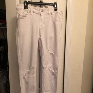 Darcy Fray Hem Distressed Skinny Jean